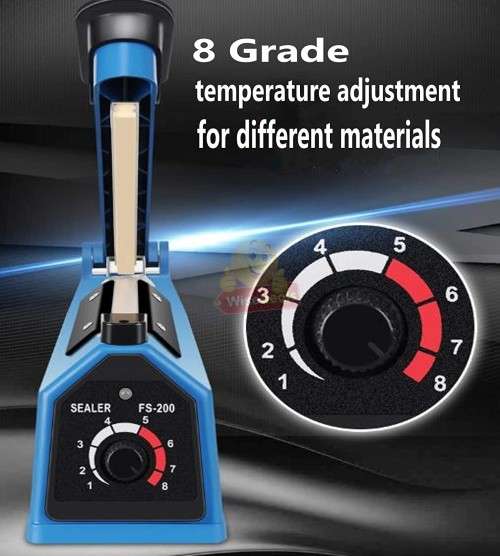 Large 200mm Heating Impulse Sealer