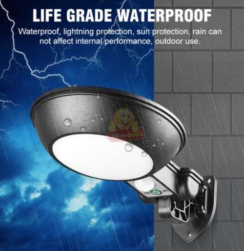 Super Bright Solar LED Wall Light, Build in Battery, Zero Electricity