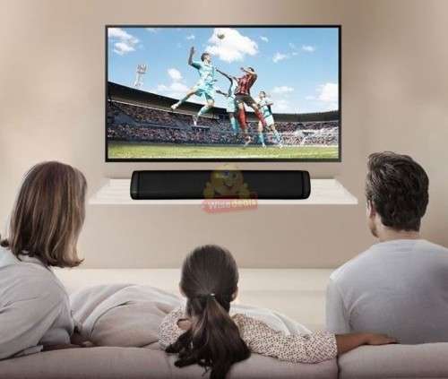 Wireless Bluetooth Soundbar with amazing bass, crisp and clean sound, support TF, FM, USB, BT TWS