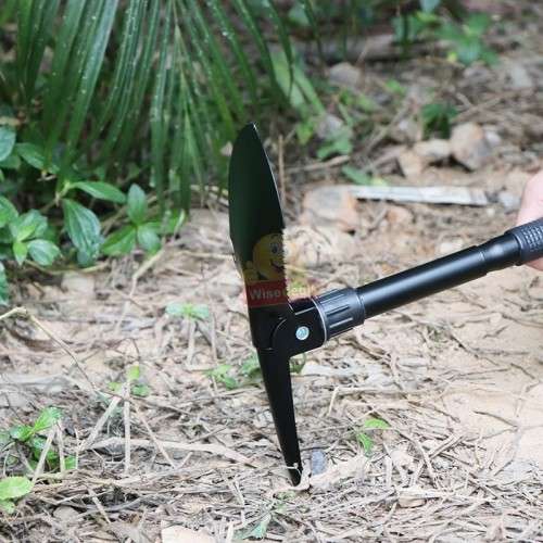 All in One Portable, Practical and Multi-functional Folding Shovel in a Convenient Carry Bag