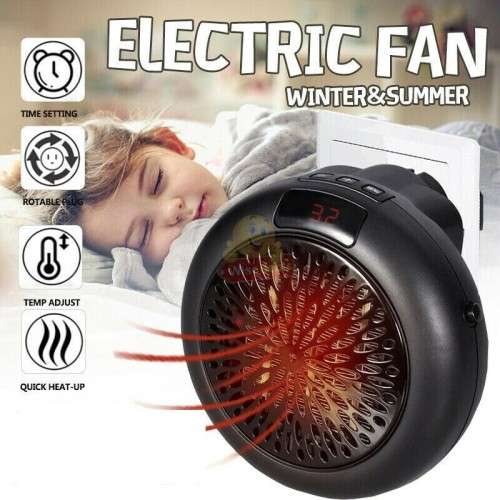 Portable Electrical Heater, Digital temperature Display, High and Low Settings, Auto Shut-off etc.