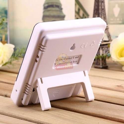Digital Temperature and Humidity Meter Clock with Alarm