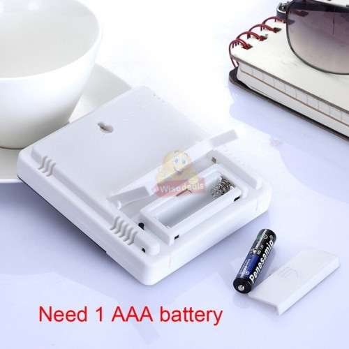 Digital Temperature and Humidity Meter Clock with Alarm