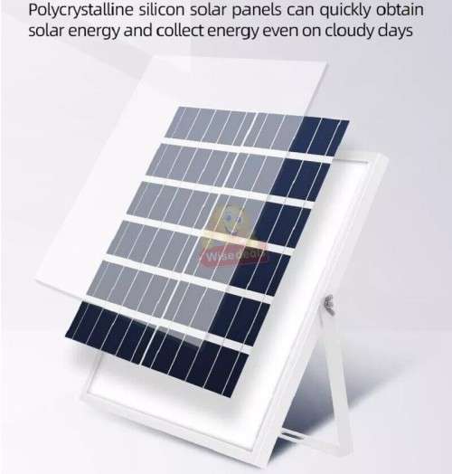 150W Solar Street Light with Adjustable Solar Panel and Remote Control