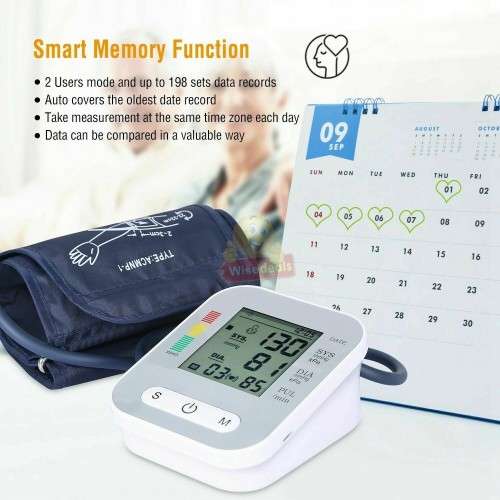 Digital Upper Arm Blood Pressure Monitor