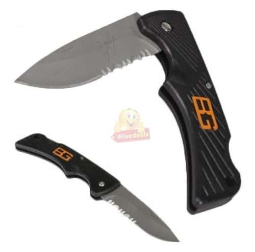 The Ultimate Bear Grylls Survival Pocket Knife with Bear Grylls Survival Pocket Guide