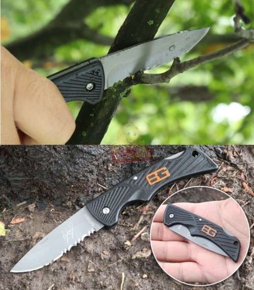 The Ultimate Bear Grylls Survival Pocket Knife with Bear Grylls Survival Pocket Guide