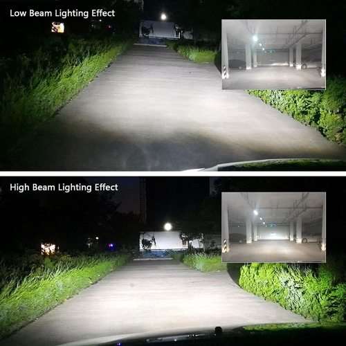 Two Piece H7 LED Headlight Set - Most vehicle`s use these headlights