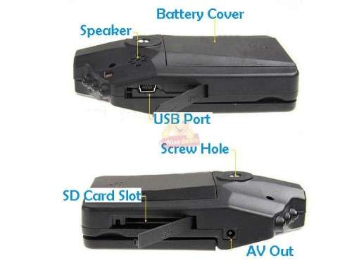 HD 1080P Car DVR Dash Camera and Video Recorder with Night Vision