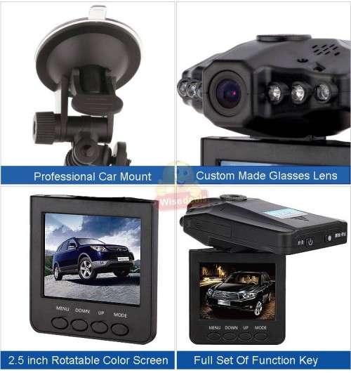 HD 1080P Car DVR Dash Camera and Video Recorder with Night Vision