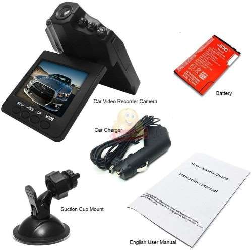 HD 1080P Car DVR Dash Camera and Video Recorder with Night Vision