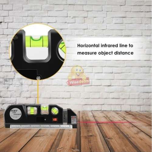 Laser Level Pro 3 Multi-Purpose Measuring Tool With 2.5m Tape
