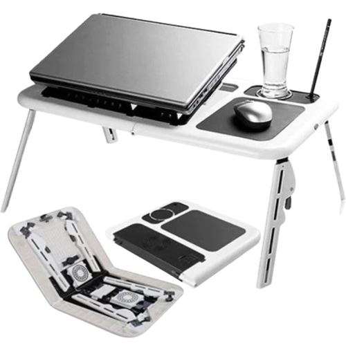 E-Table Laptop Stand with Build in Cooler Fans