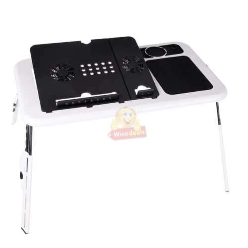 E-Table Laptop Stand with Build in Cooler Fans