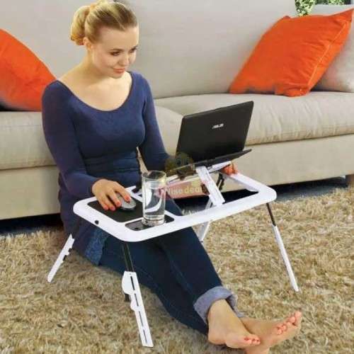 E-Table Laptop Stand with Build in Cooler Fans