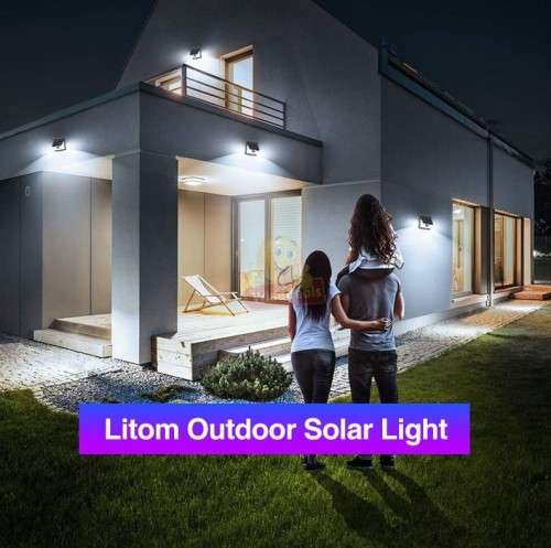 40 LED Motion Sensor Solar Wall Light