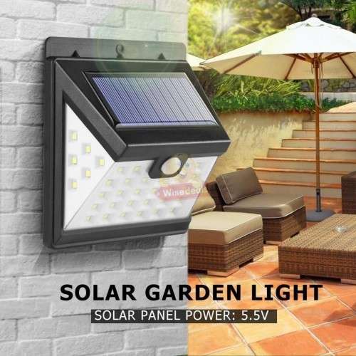 40 LED Motion Sensor Solar Wall Light