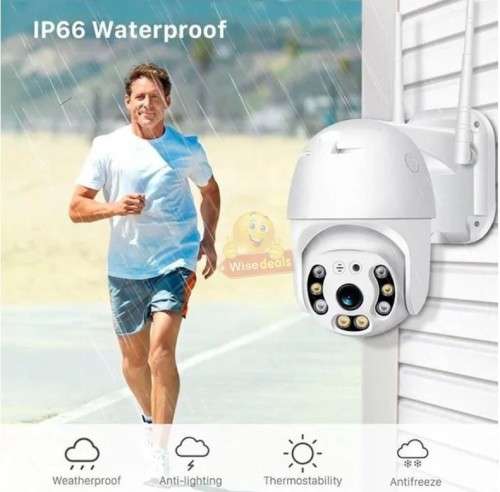 Waterproof OUTDOOR WIFI IP Camera, Alarm, Motion Detection, Two-way Communication etc.