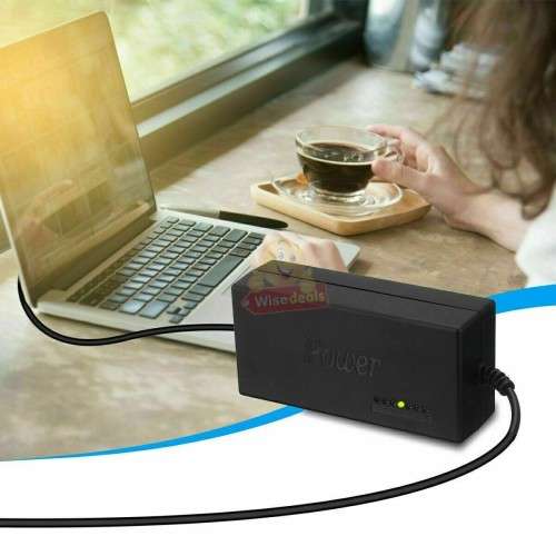 Universal 120W Laptop Charger with 8 Interface Sizes for different devices