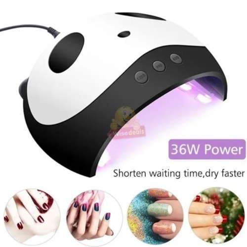 36W Panda LED UV Nail Dryer for all kinds of Gel, Ideal for professional or personal use