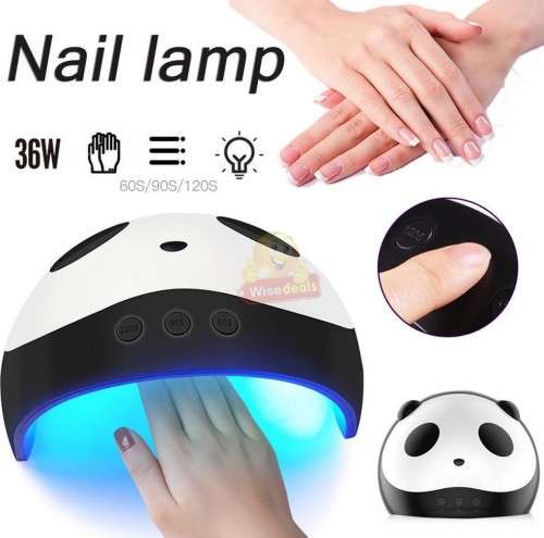36W Panda LED UV Nail Dryer for all kinds of Gel, Ideal for professional or personal use