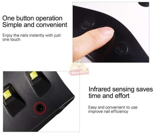 36W Panda LED UV Nail Dryer for all kinds of Gel, Ideal for professional or personal use