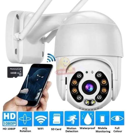 Waterproof OUTDOOR WIFI IP Camera, Alarm, Motion Detection, Two-way Communication etc.