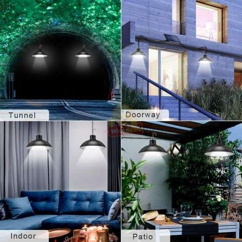 Twin Pack Solar Combo Set with Remote Control, perfect for indoor and outdoor use