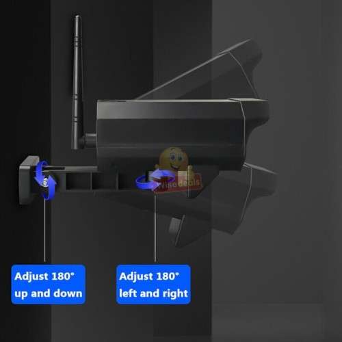 Solar Security Motion Sensor Flood Light with Remote Control