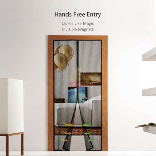 DIY Hands-Free Magnetic Screen Door, Keep FRESH AIR in and BUGS OUT!