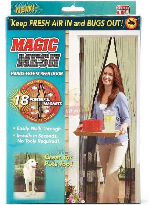 DIY Hands-Free Magnetic Screen Door, Keep FRESH AIR in and BUGS OUT!