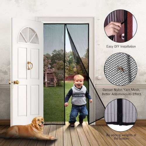 DIY Hands-Free Magnetic Screen Door, Keep FRESH AIR in and BUGS OUT!