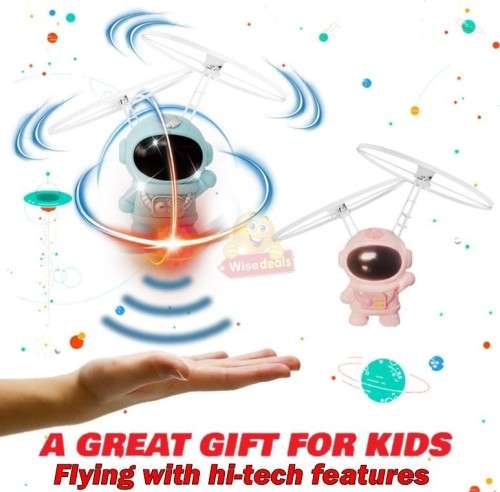 Astronaut Flying Spaceman - Induction, Spinning & Suspension Features and Hand Controlled