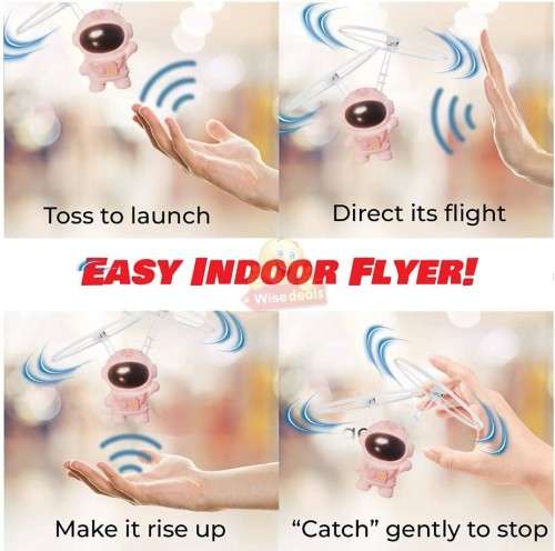 Astronaut Flying Spaceman - Induction, Spinning & Suspension Features and Hand Controlled