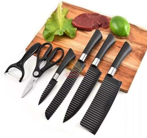 6 Piece Stainless Steel Knife Set