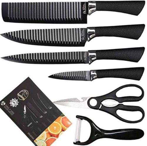 6 Piece Stainless Steel Knife Set