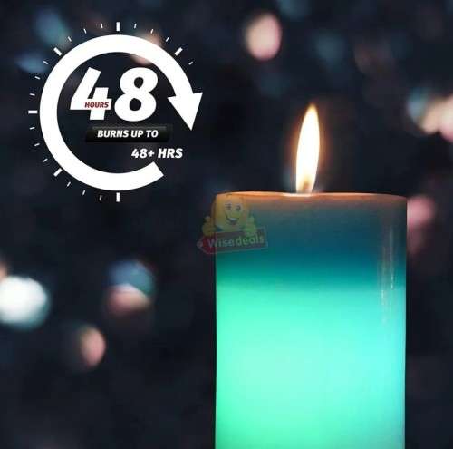 Bring the relaxing glow of authentic candlelight in your home with this Colour Changing Magic Candle
