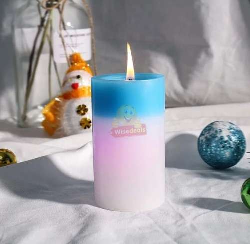 Bring the relaxing glow of authentic candlelight in your home with this Colour Changing Magic Candle