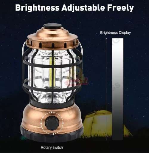 360° Portable Vintage LED Lantern
