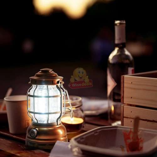 360° Portable Vintage LED Lantern