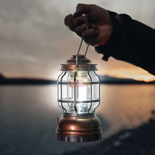 360° Portable Vintage LED Lantern