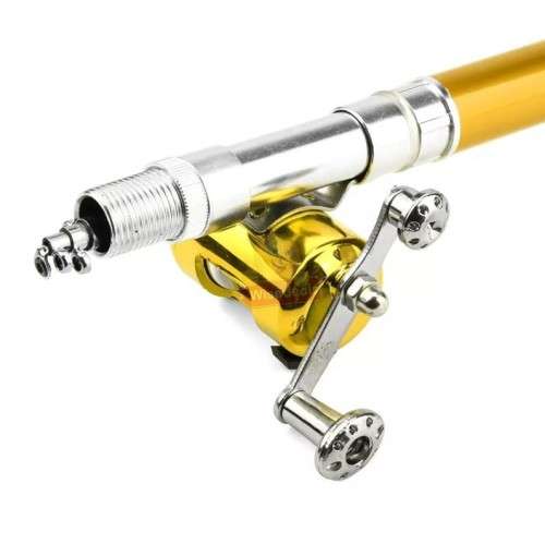 Portable Pocket Size Extendable Fishing Rod Pen with Fishing Reel