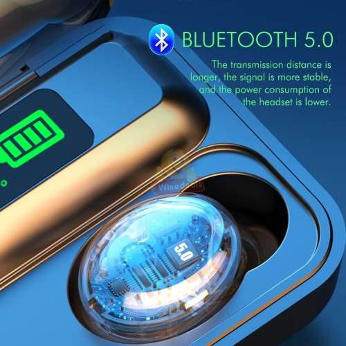 TWS Wireless Earbuds, Bluetooth 5.0, HiFi Stereo, Touch Control, Built-in HD Mic With Charging Case