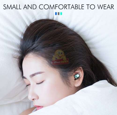 TWS Wireless Earbuds, Bluetooth 5.0, HiFi Stereo, Touch Control, Built-in HD Mic With Charging Case