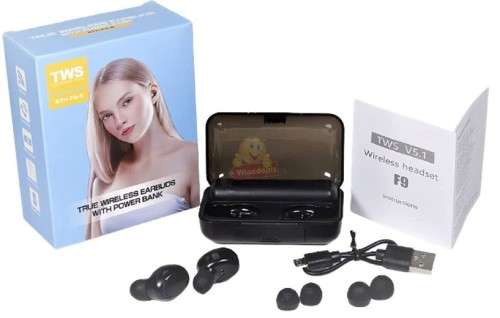 TWS Wireless Earbuds, Bluetooth 5.0, HiFi Stereo, Touch Control, Built-in HD Mic With Charging Case