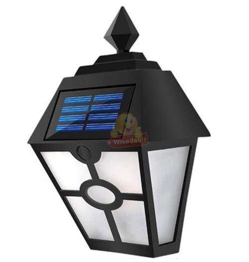 Solar Wall Light with Motion Control and Dim Mode