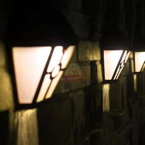 Solar Wall Light with Motion Control and Dim Mode