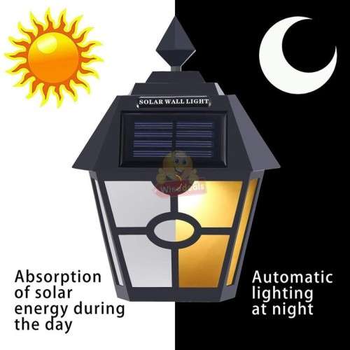 Solar Wall Light with Motion Control and Dim Mode