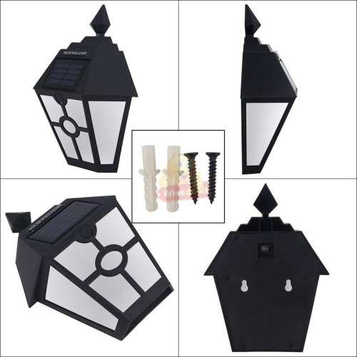 Solar Wall Light with Motion Control and Dim Mode