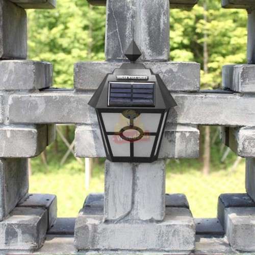 Solar Wall Light with Motion Control and Dim Mode